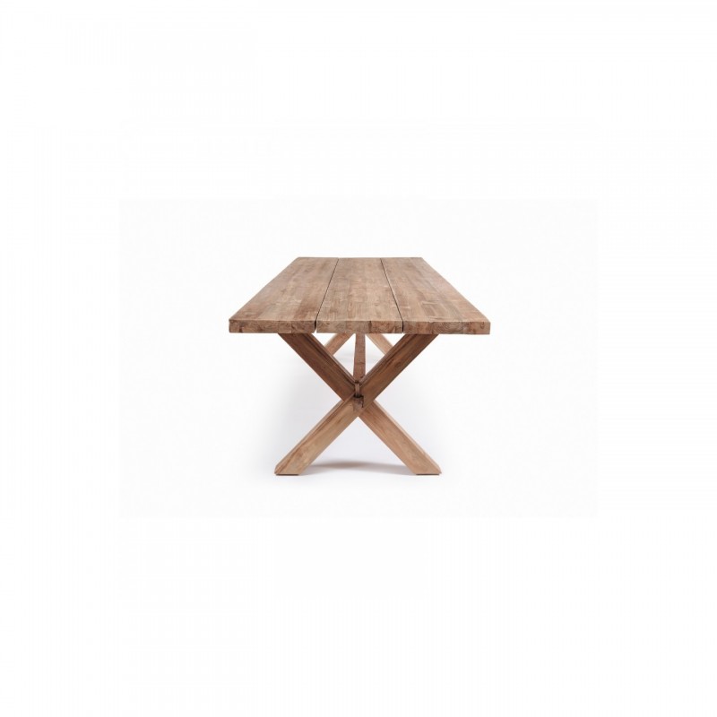 TEAK RECYCLED DINING TABLE 300 - DINING TABLES